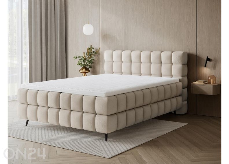 Континентальная кровать с ящиком Sabeno 140x200 см увеличить