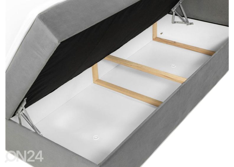 Континентальная кровать 180x200 cm, серый увеличить