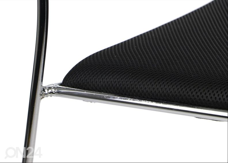 Конференц-стул 4 шт, черный увеличить