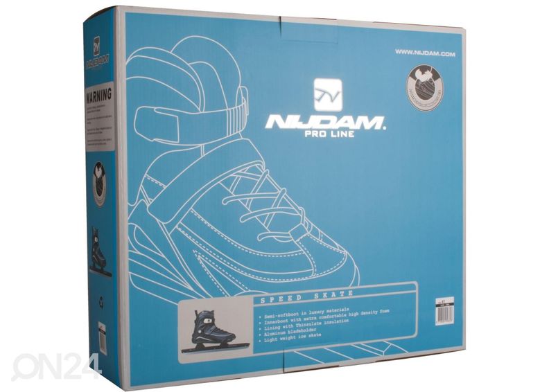 Конькобежные коньки Alu Tube Nijdam размер 42 увеличить