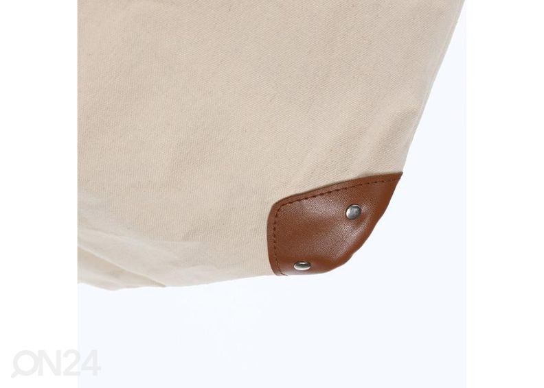 Корзина для белья из ткани, бежевый увеличить