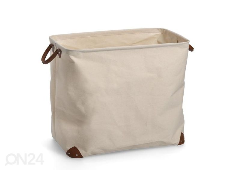 Корзина для белья из ткани, бежевый увеличить
