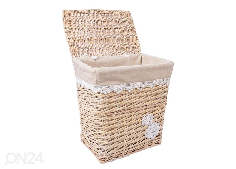 Корзина для белья с крышкой Willy Lace L увеличить