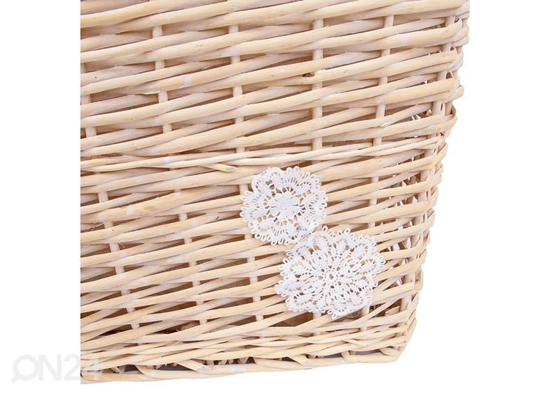 Корзина для белья с крышкой Willy Lace L увеличить