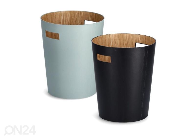 Корзина для бумаги, цвет мятный увеличить