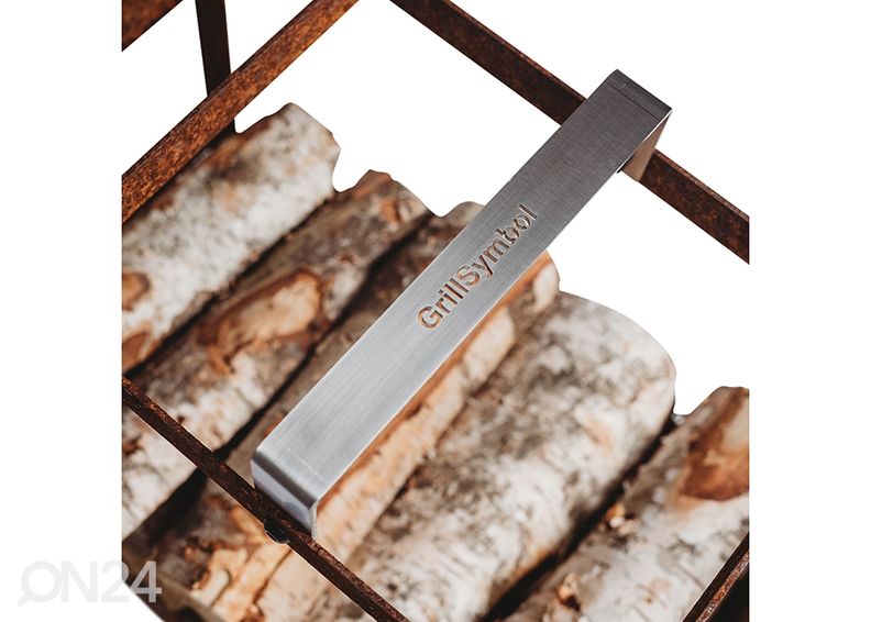 Корзина для дерева Leo из стали Cor-Ten увеличить