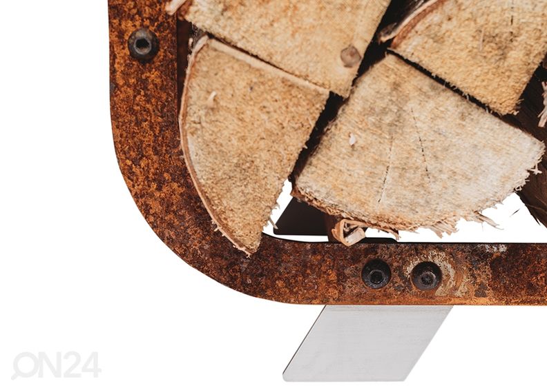 Корзина для дерева Leo из стали Cor-Ten увеличить