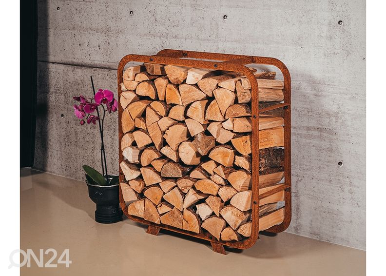 Корзина для дров Ake из стали Cor-Ten увеличить