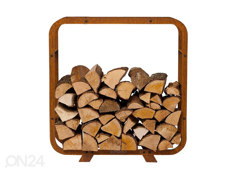 Корзина для дров Ake из стали Cor-Ten увеличить