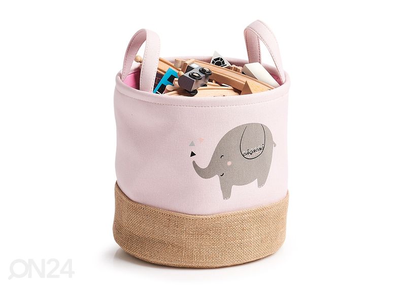 Корзина для игрушек Слоник Ø 25x25 см увеличить