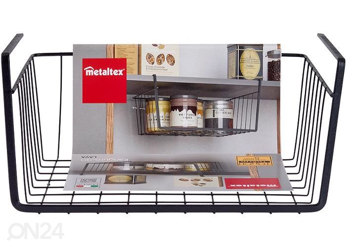 Корзина для полки Kanguro 30, 30x26x14 см, черная увеличить