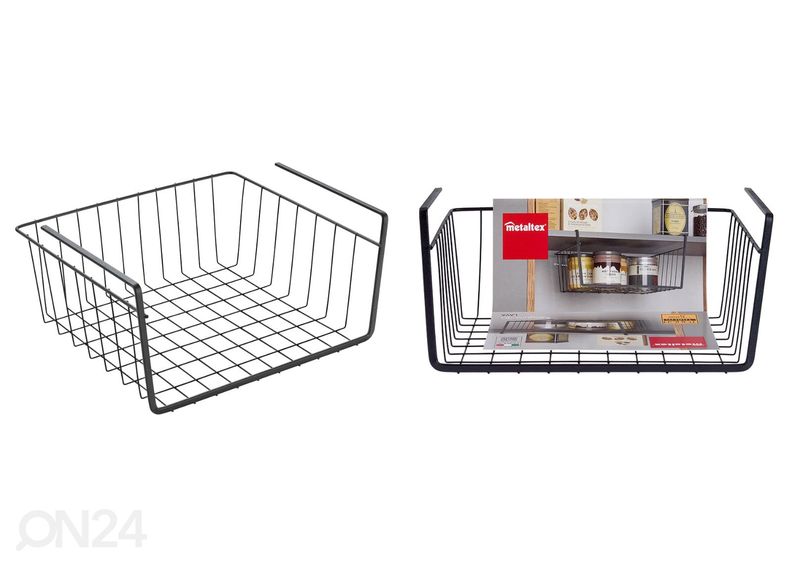 Корзина для полки Kanguro 30, 30x26x14 см, черная увеличить