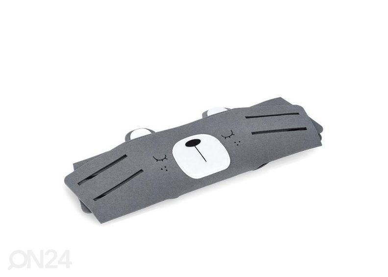 Корзина для хранения Мишка, серая увеличить