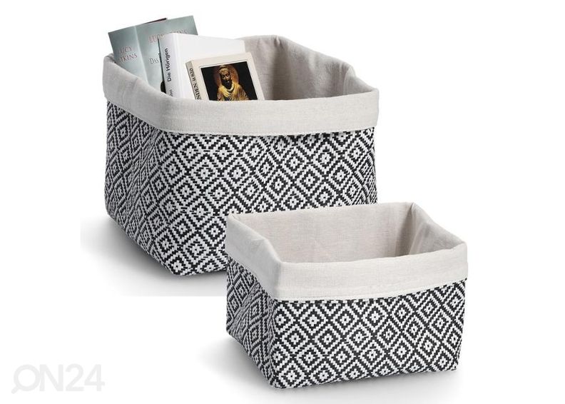 Корзина для хранения Mosaic, черный/белый увеличить