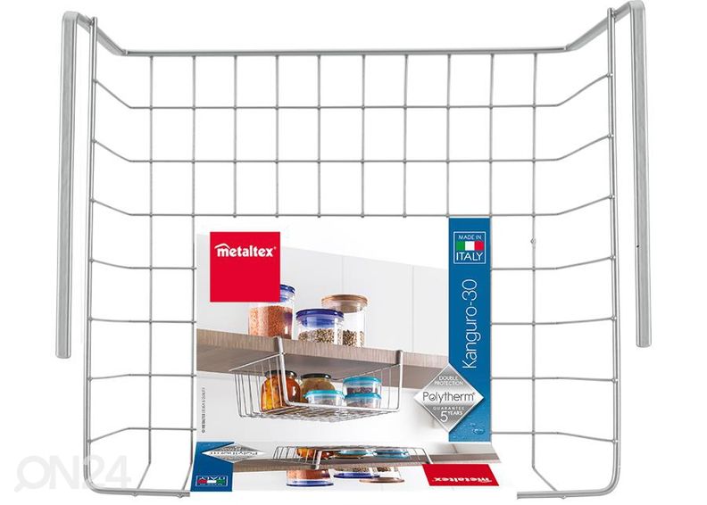 Корзина-полка Kanguro 30, 30x26x14 см, серебро увеличить