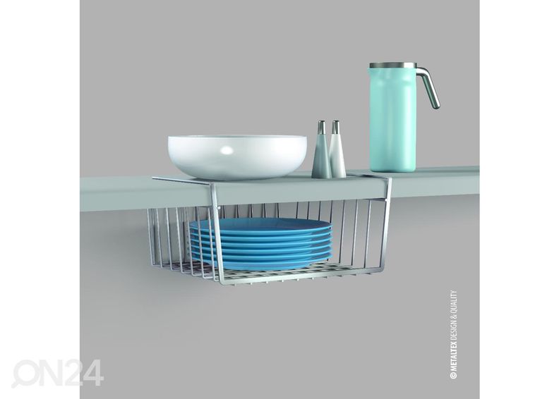 Корзина-полка Kanguro 30, 30x26x14 см, серебро увеличить