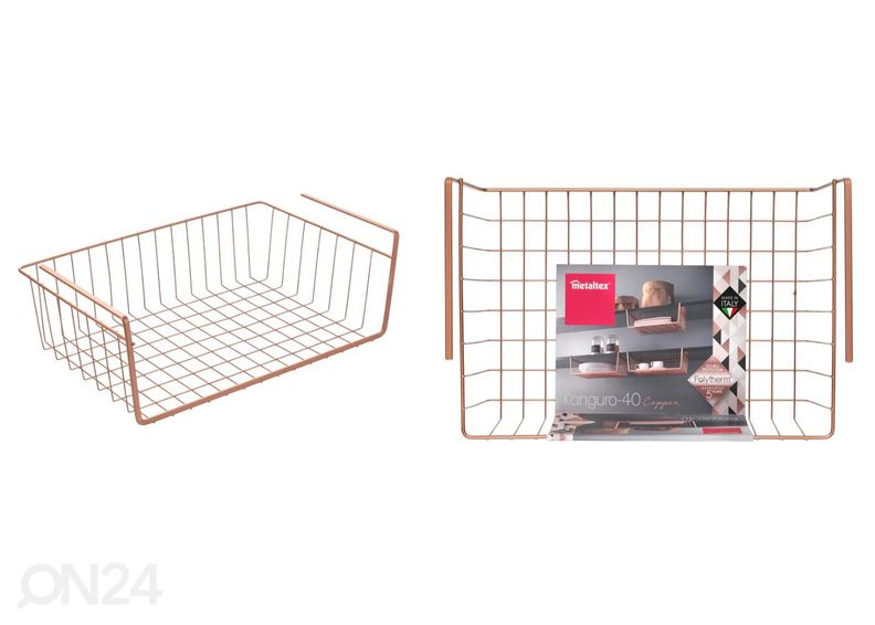 Корзина-полка Kanguro 40, 40x26x14 см, бронза увеличить