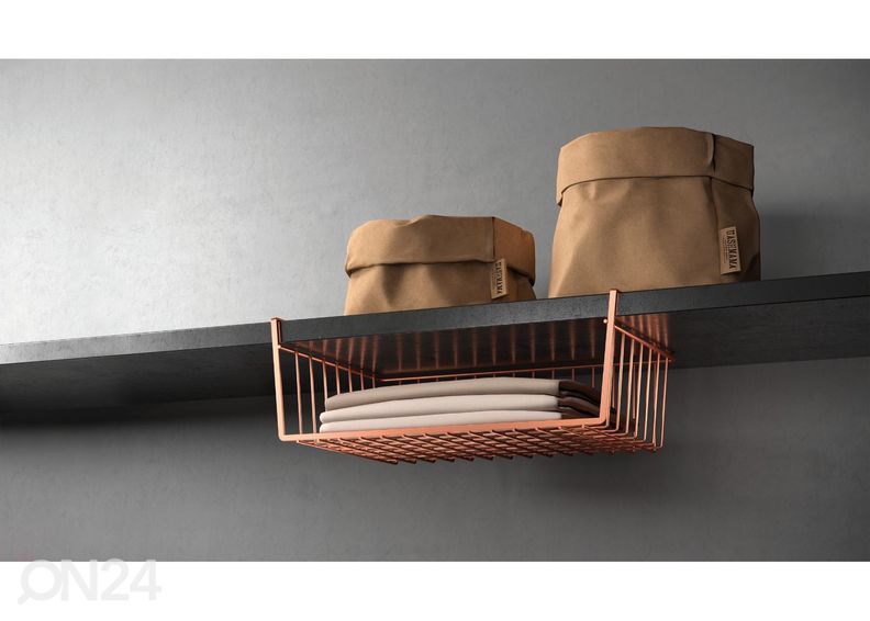 Корзина-полка Kanguro 40, 40x26x14 см, бронза увеличить