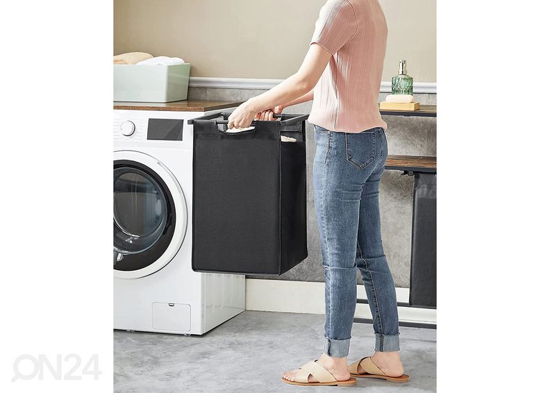 Корзины для белья с полкой 2 шт увеличить