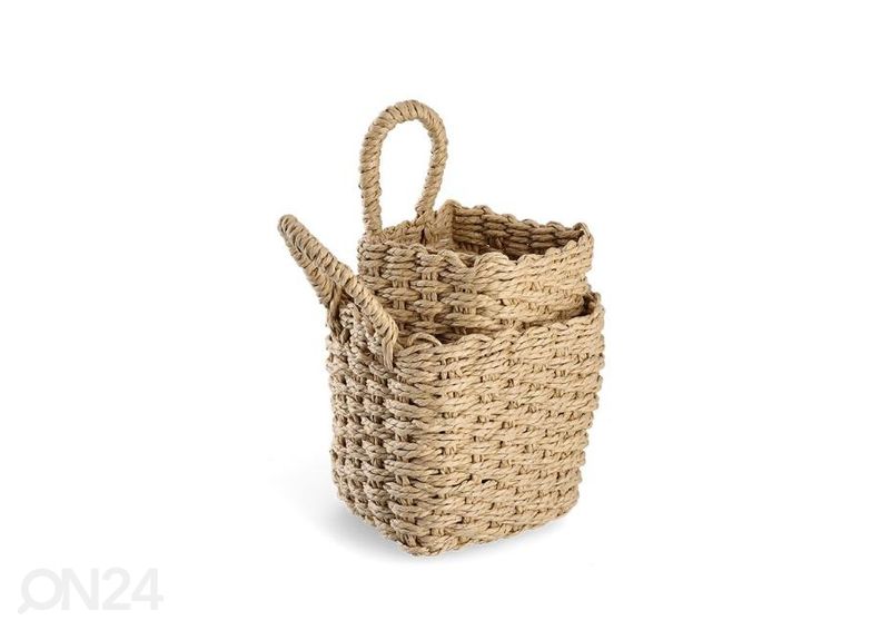 Корзины для хранения, 2 шт., натуральный цвет увеличить