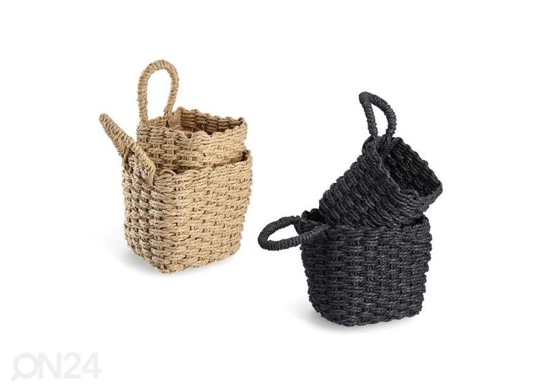 Корзины для хранения, 2 шт., натуральный цвет увеличить