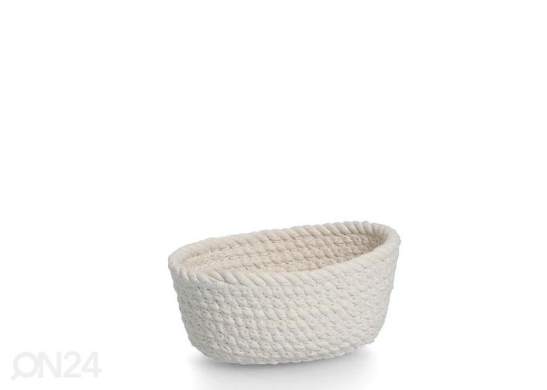 Корзины для хранения 3 шт, белые увеличить