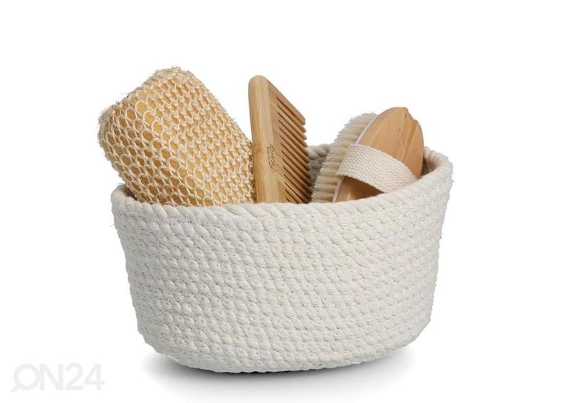 Корзины для хранения 3 шт, белые увеличить