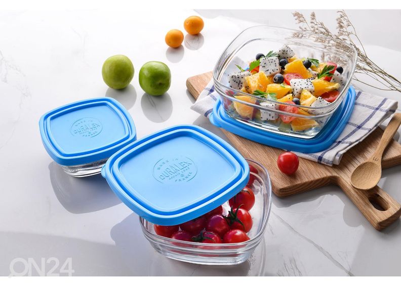 Коробка для хранения с крышкой 0,15 л, стеклянная увеличить