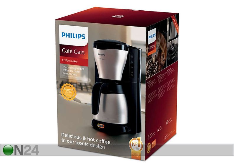 Кофеварка с термосом Philips Cafe Gaia увеличить