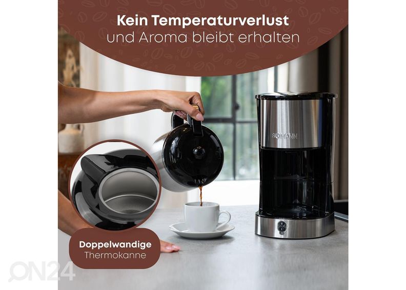 Кофеварка Bomann KA6066CB увеличить