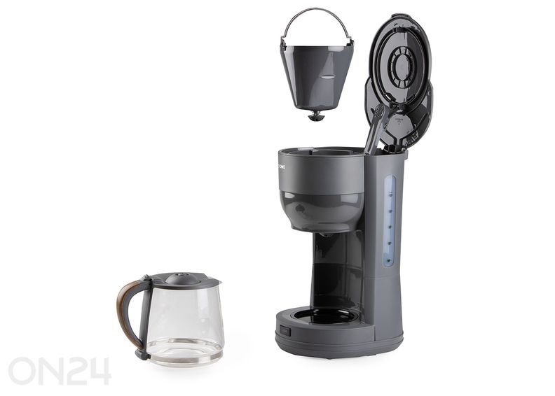 Кофеварка Domo 1.25L антрацит увеличить