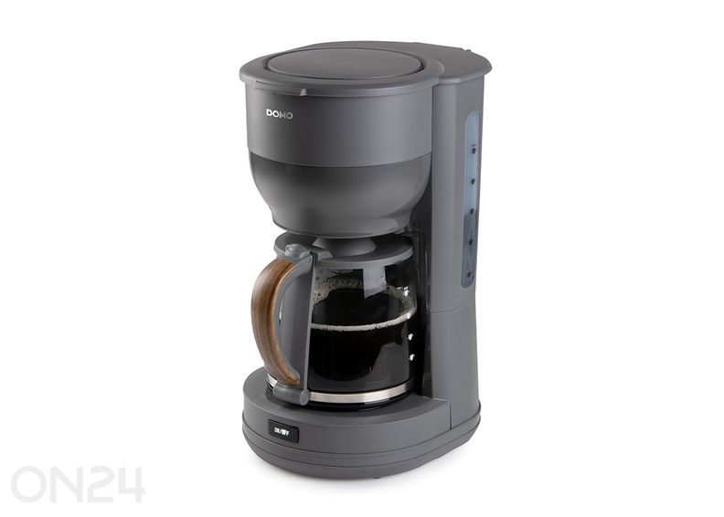 Кофеварка Domo 1.25L антрацит увеличить
