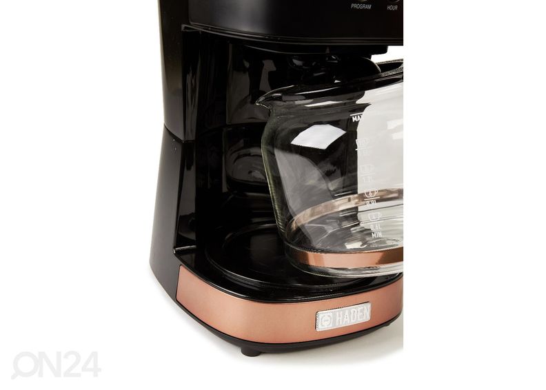 Кофеварка Haden Black&Copper 1,8 л, черная увеличить
