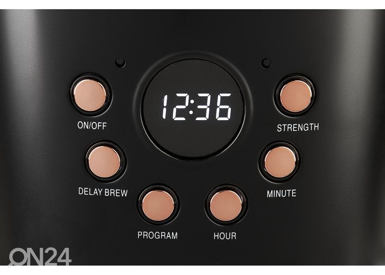 Кофеварка Haden Black&Copper 1,8 л, черная увеличить