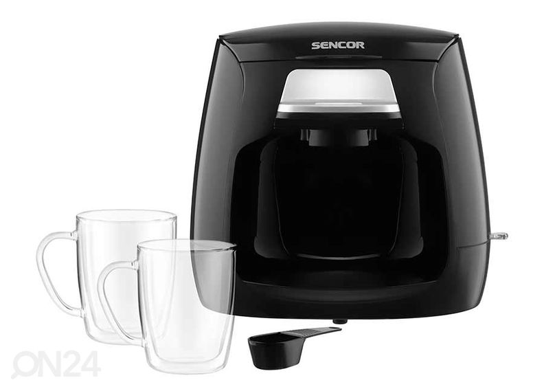 Кофеварка Sencor на две чашки SCE2100BK увеличить