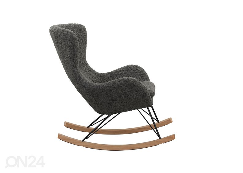 Кресло-качалка, серый увеличить