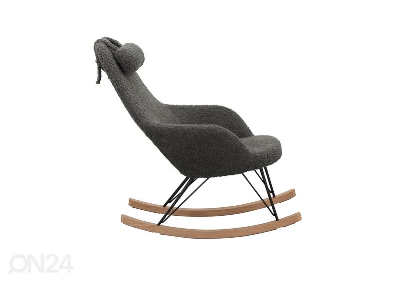 Кресло-качалка, серый увеличить