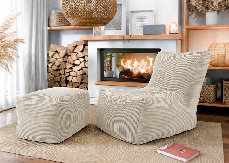 Кресло-мешок + пуфик Theba увеличить