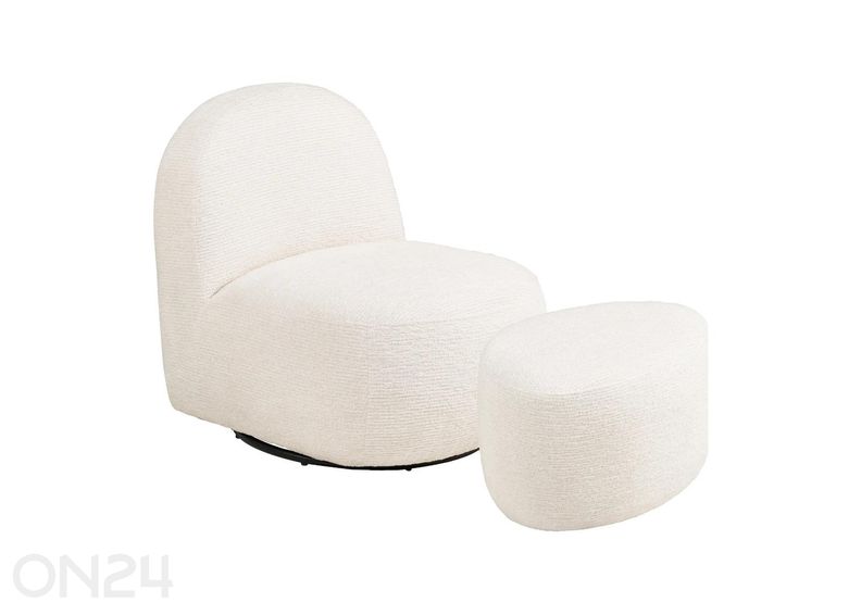 Кресло + пуфик Milo увеличить