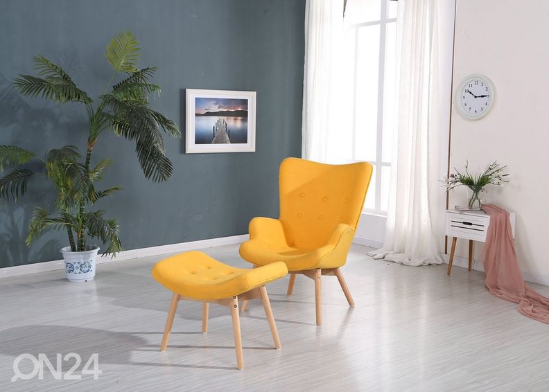 Кресло + пуф Lucas увеличить