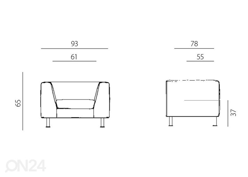 Кресло увеличить