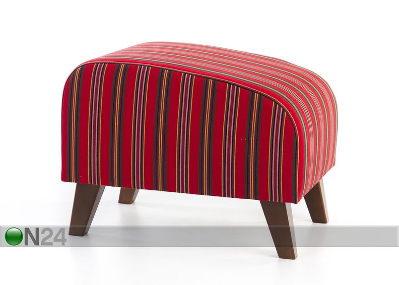 Кресло Otto + пуф с национальным текстилем увеличить