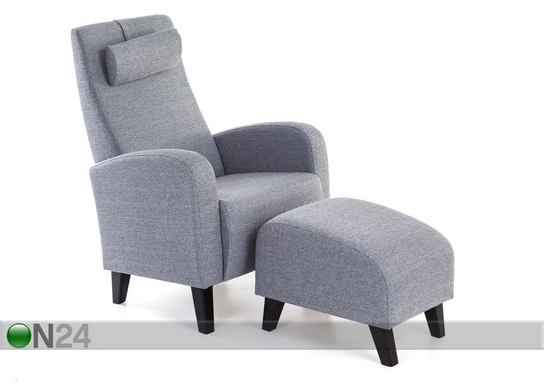 Кресло Otto + пуф увеличить