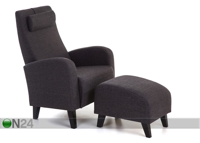 Кресло Otto + пуф увеличить