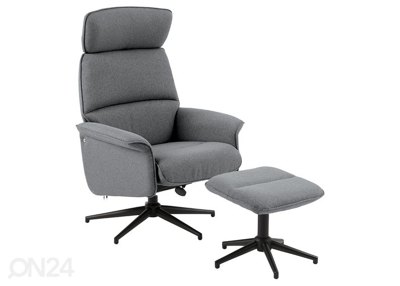 Кресло recliner Alura с банкеткой увеличить