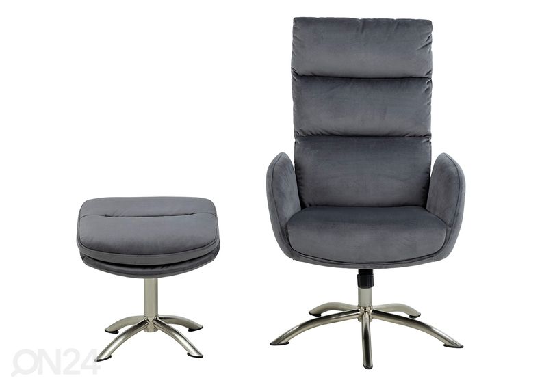 Кресло recliner Haddam + банкетка увеличить