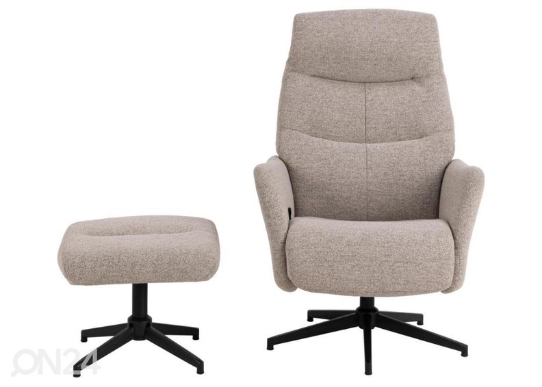 Кресло recliner Lom с банкеткой увеличить