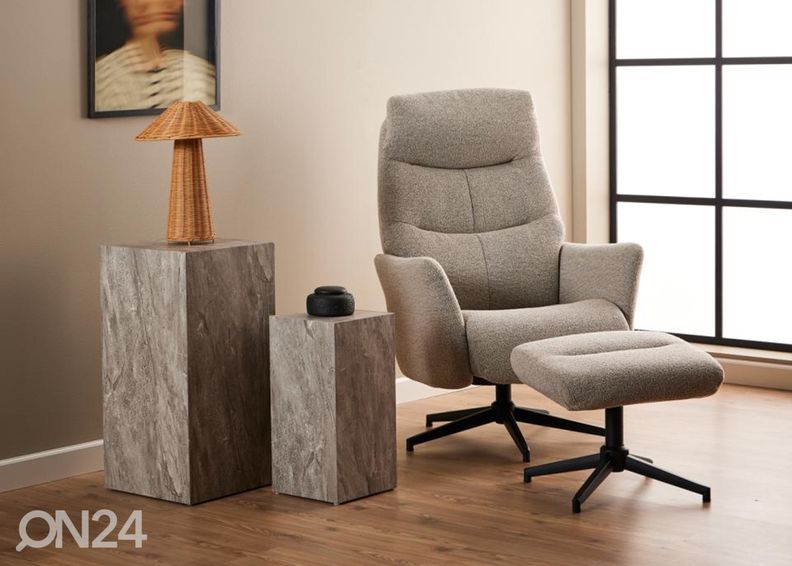 Кресло recliner Lom с банкеткой увеличить