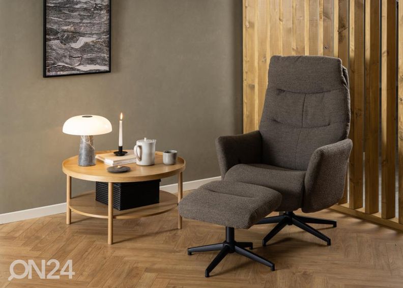 Кресло recliner Lom с банкеткой увеличить