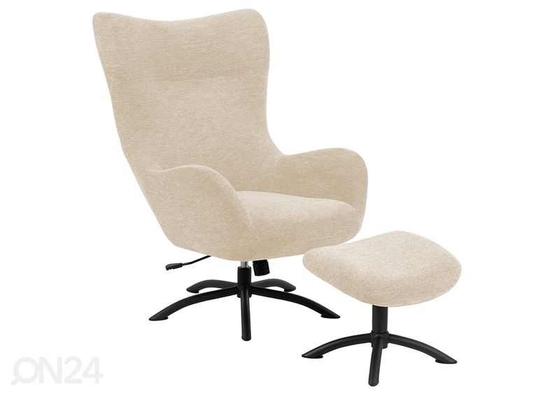 Кресло recliner Tony с банкеткой увеличить